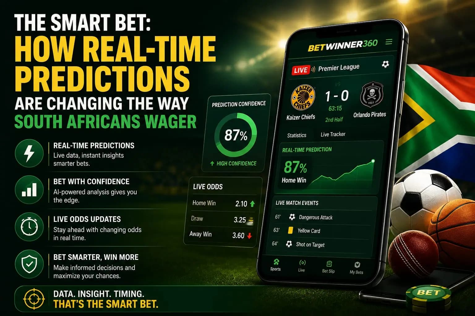 The Smart Bet: How Real-Time Predictions Are Changing the Way South Africans Wager