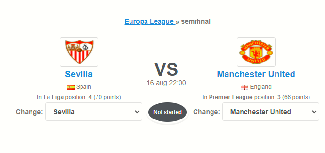 Sevilla vs Manchester United predictions Betting tips and odds Overviews